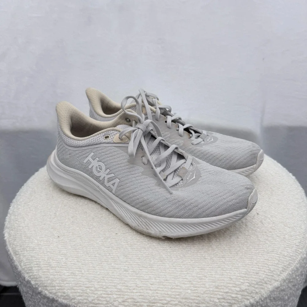 Hoka Solimar Shoes Mens 9.5us B White Traning Runing Athletic Sneaker